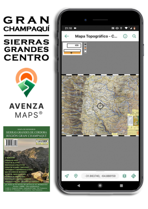 Mapa Topográfico en Digital de la Región Gran Champaquí